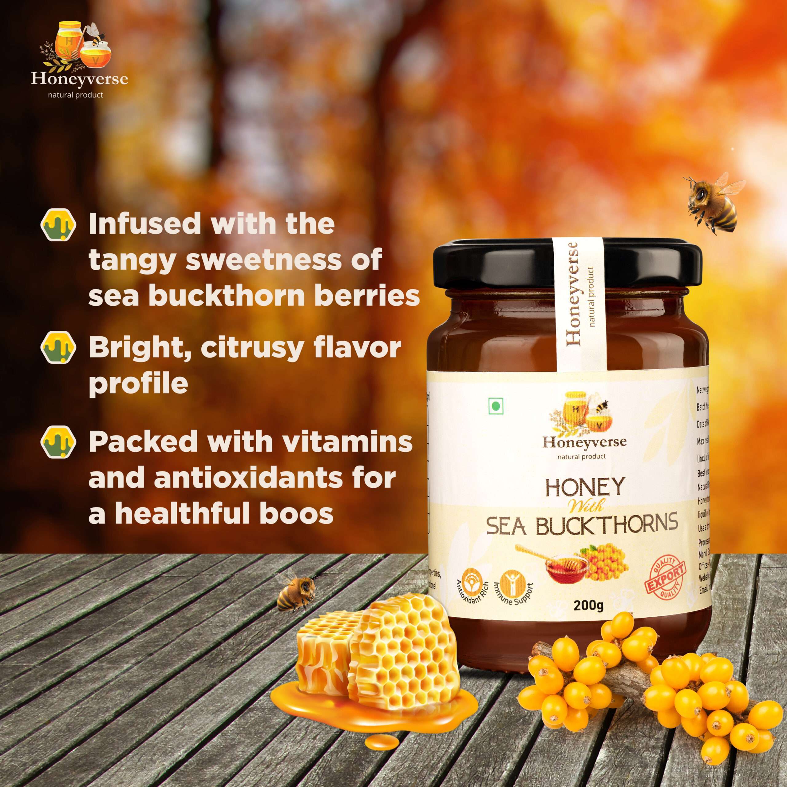 Sea Buck Thorn Honey